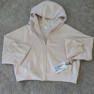 Milk And Honey Women's Beige Athletic Jacket